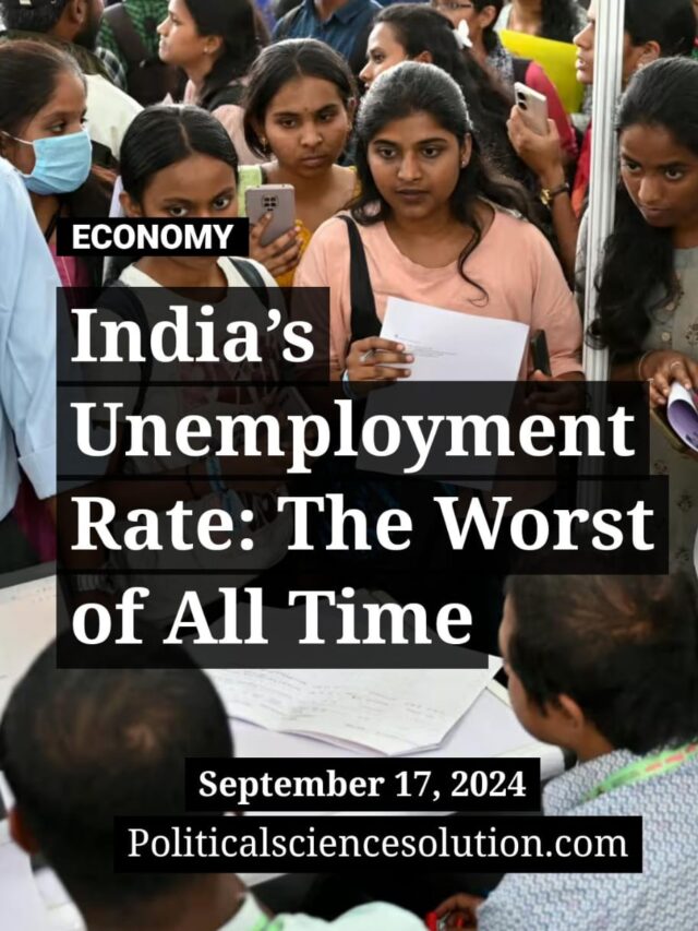 India’s Unemployment Rate: The Worst of All Time