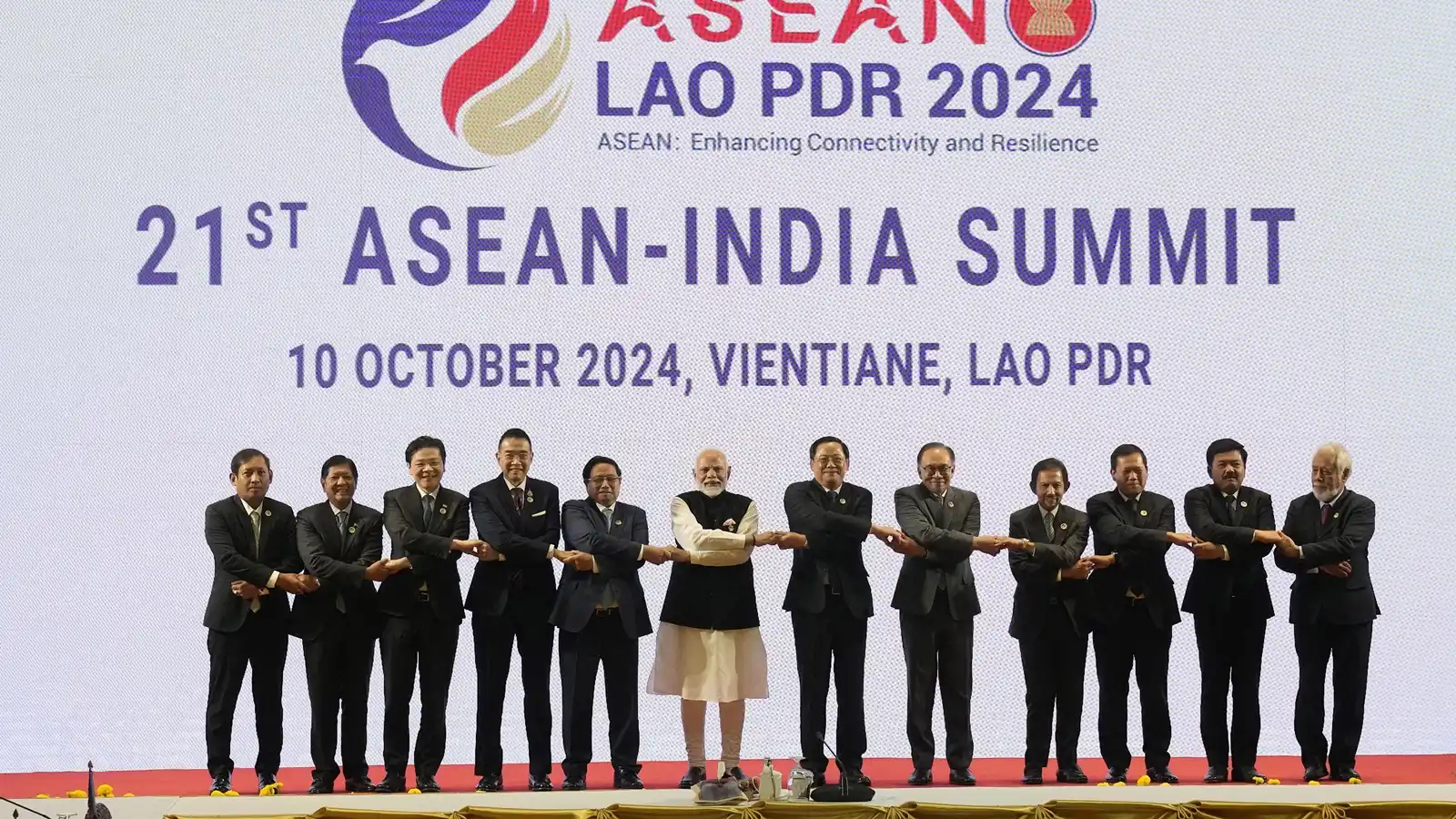 Prime Minister Narendra Modi at the 21st ASEAN India Summit