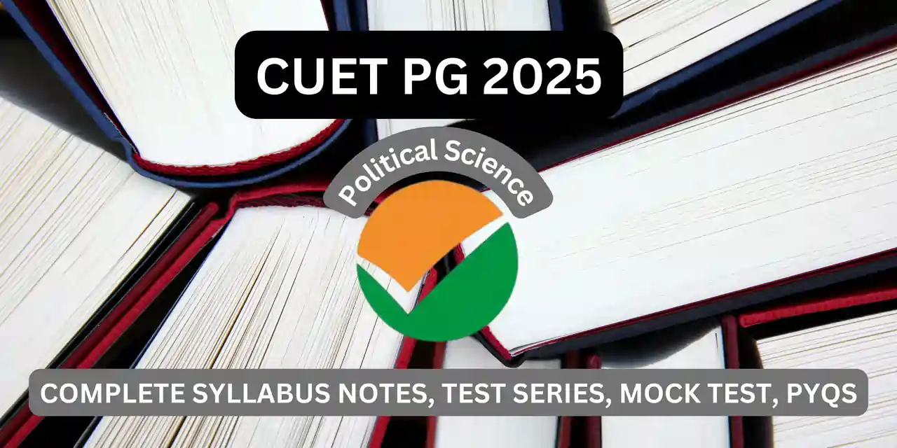 cuet pg political science