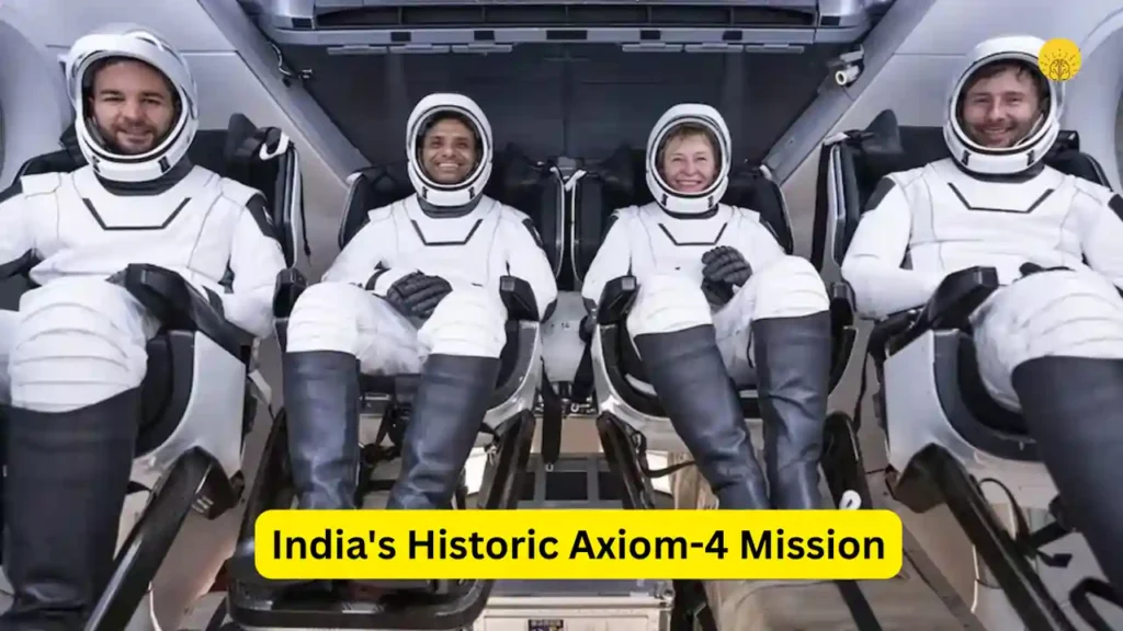 India marked a significant milestone in its space exploration journey with the launch of the Axiom-4 mission, carrying Indian astronaut Group Captain Shubhanshu Shukla to the International Space Station (ISS).