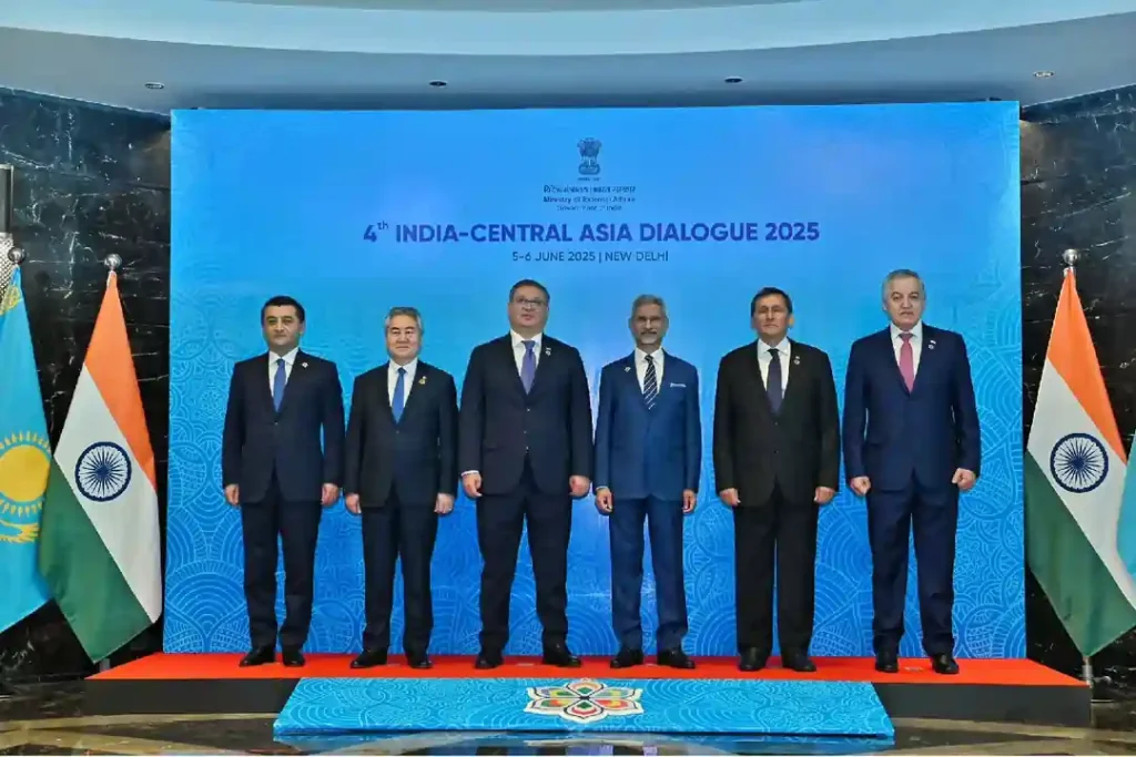 The Fourth India-Central Asia Dialogue, held in New Delhi.
