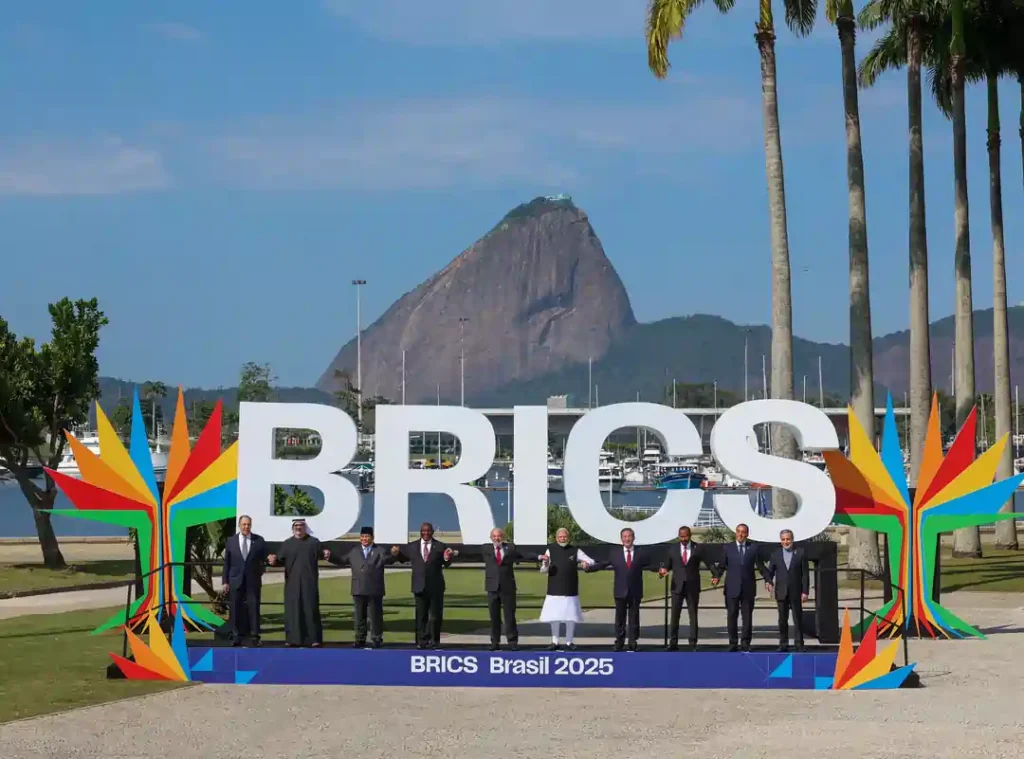 BRICS leaders at the 17th Summit in Rio, July 2025, adopt the Rio
