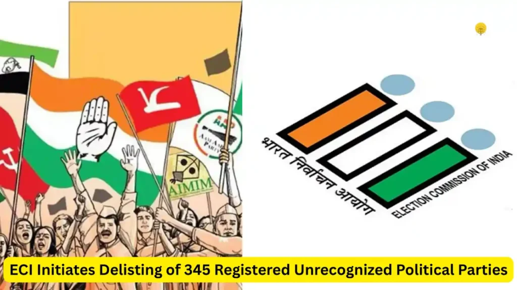 ECI Initiates Delisting of 345 Registered Unrecognized Political Parties