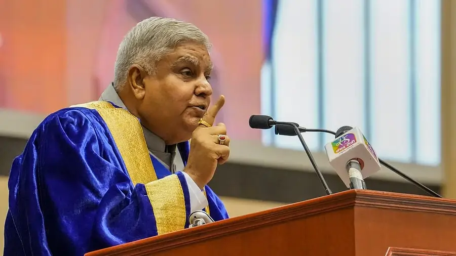 VP Dhankhar Sounds Alarm on Algorithmic Control at IIIT Kota