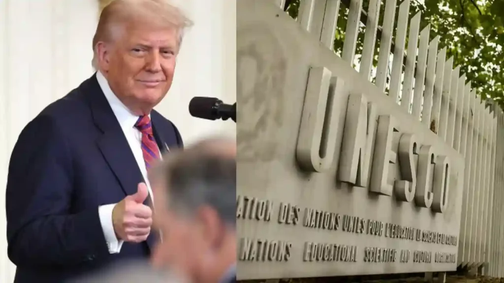 The United States announced its decision to withdraw from UNESCO for the third time.