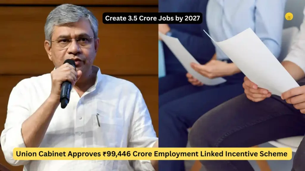 Union Cabinet Approves ₹99,446 Crore Employment Linked Incentive Scheme