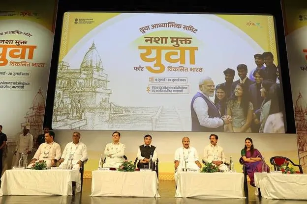 Youth Spiritual Summit Concludes in Varanasi with Kashi Declaration for a Drug-Free India