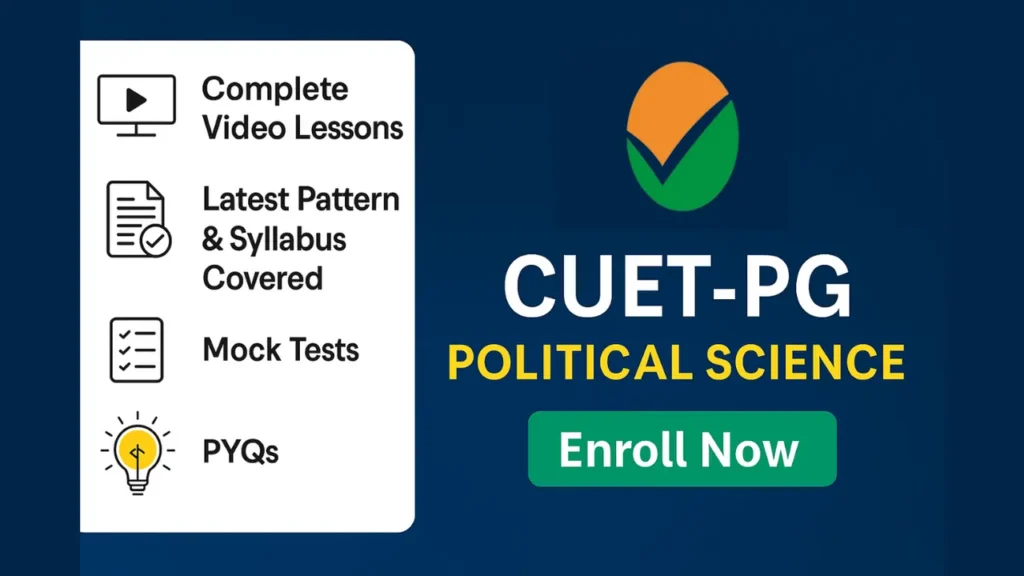 CUET PG Political Science