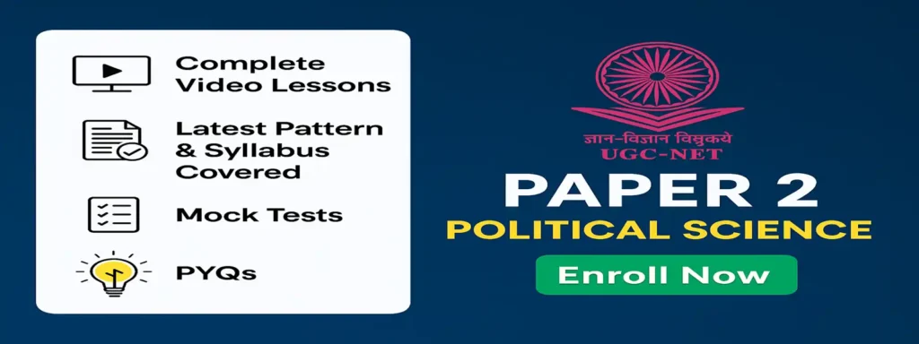 UGC-NET Political Science Promo