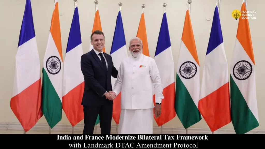 India and France Modernize Bilateral Tax Framework