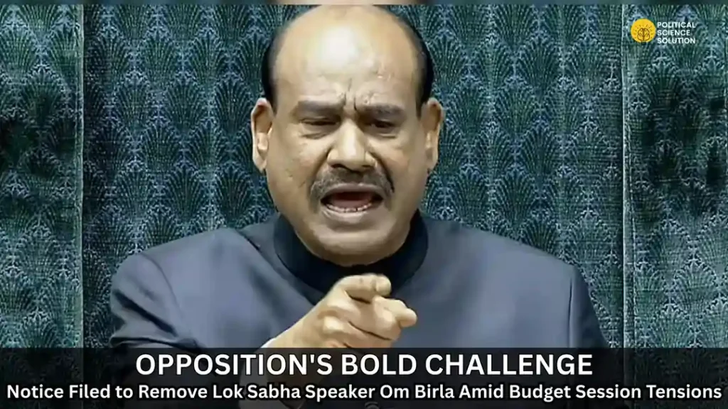 remove Speaker Om Birla citing bias.
