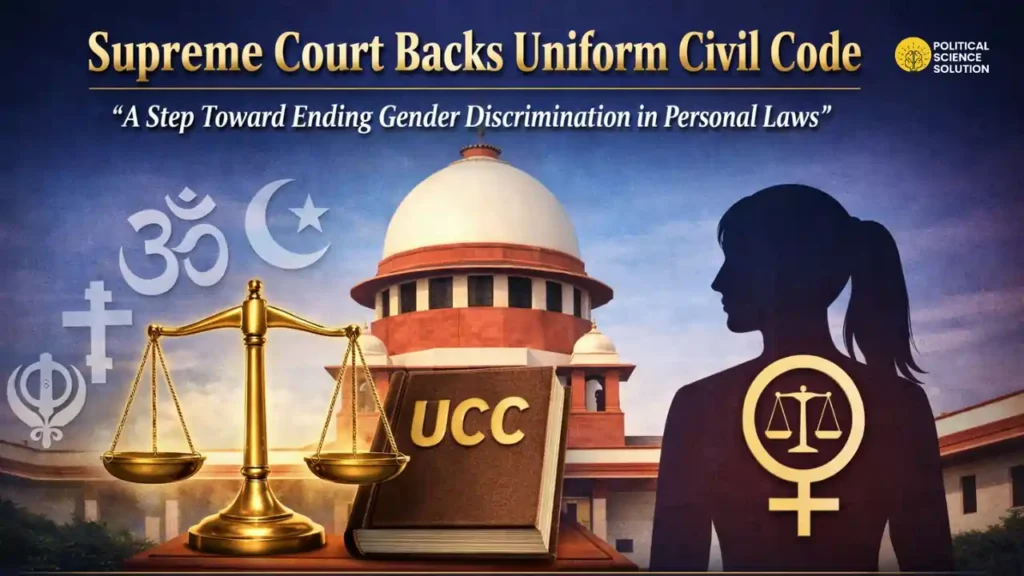 Supreme Court Strongly Endorses Uniform Civil Code as Key to Ending Gender Discrimination in Personal Laws