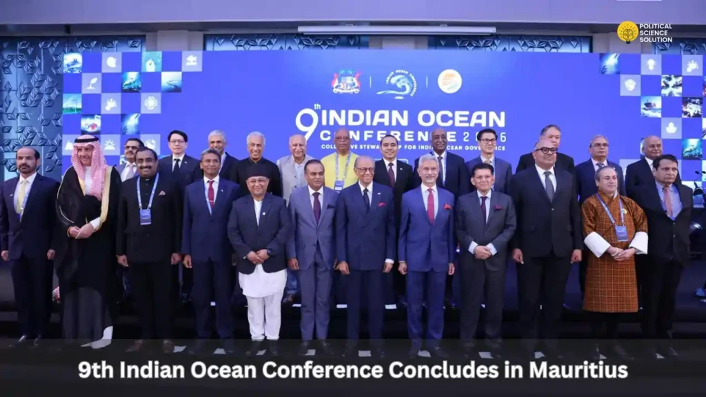 9th Indian Ocean Conference Concludes in Mauritius