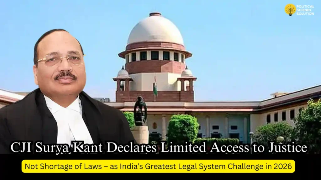CJI Surya Kant Declares Limited Access to Justice