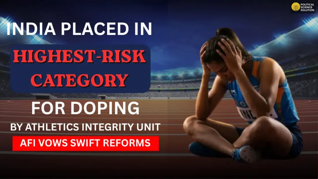 India Placed in Highest-Risk Category for Doping