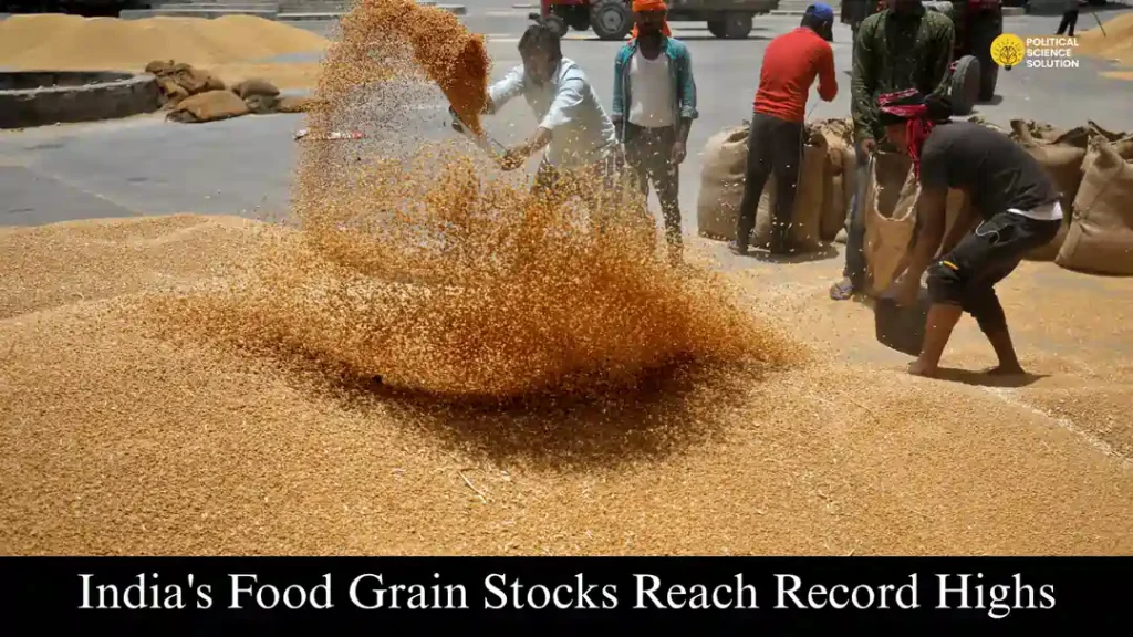 India's Food Grain Stocks Reach Record Highs
