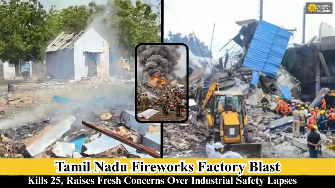 Tamil Nadu Fireworks Factory Blast Kills 25, Raises Fresh Concerns Over ...