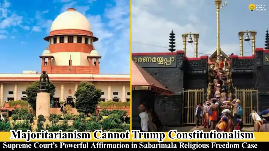 Supreme Court’s Powerful Affirmation in Sabarimala Religious Freedom Case