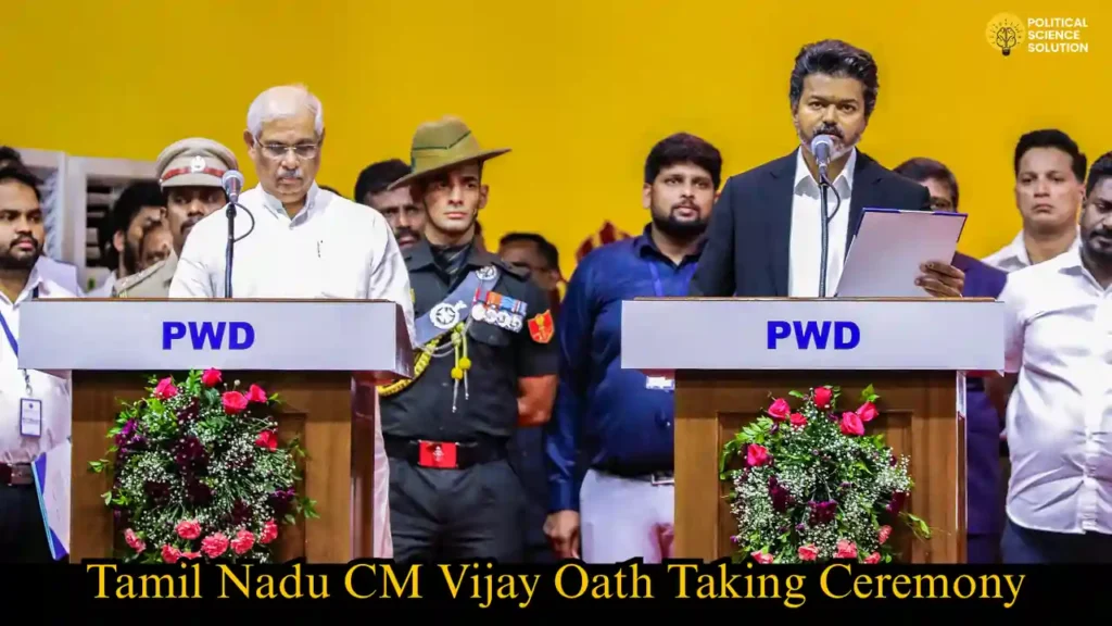 Tamil Nadu CM Vijay Oath Taking Ceremony