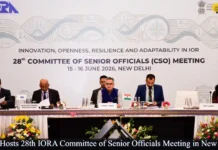 India Hosts 28th IORA Committee of Senior Officials Meeting in New Delhi Indian Ocean Rim Association