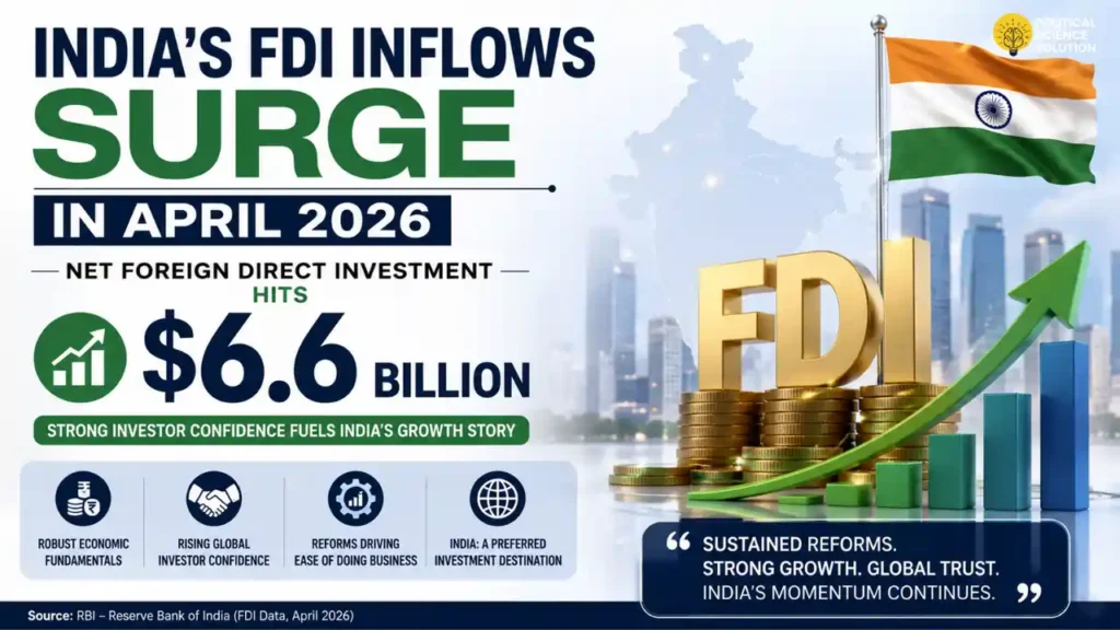 India's FDI Inflows Surge in April 2026