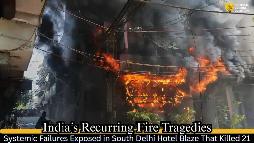 South Delhi Hotel Blaze That Killed 21