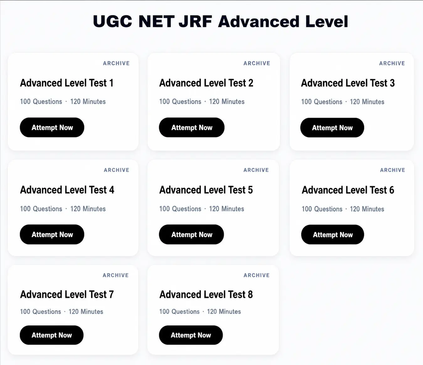 UGC NET JRF Prime Test Series