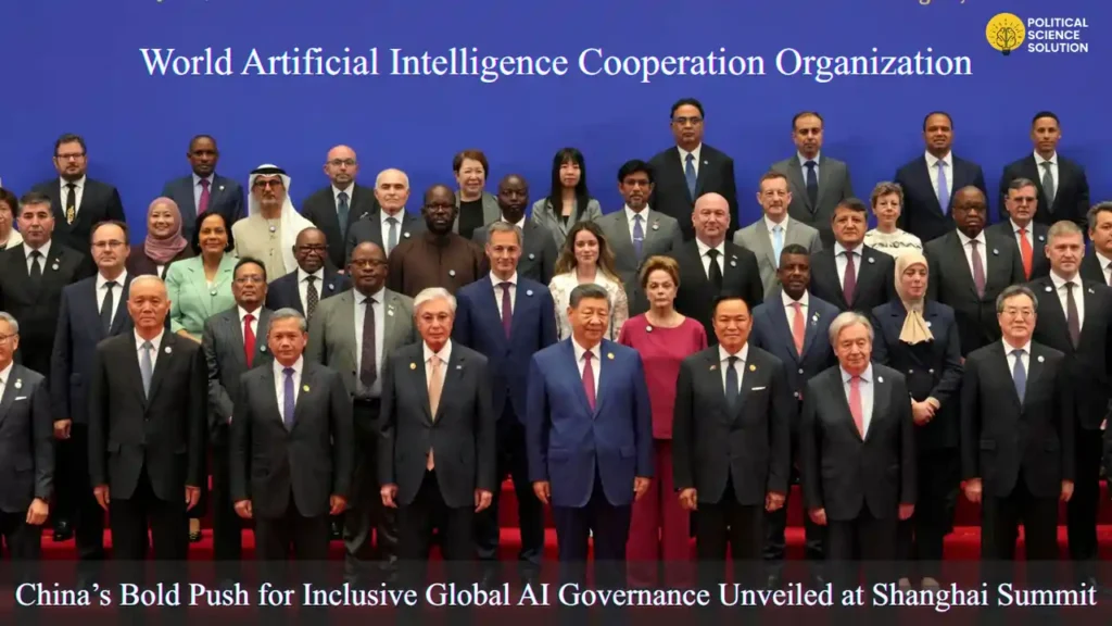 World Artificial Intelligence Cooperation Organization (WAICO): China Launches Global AI Governance Initiative