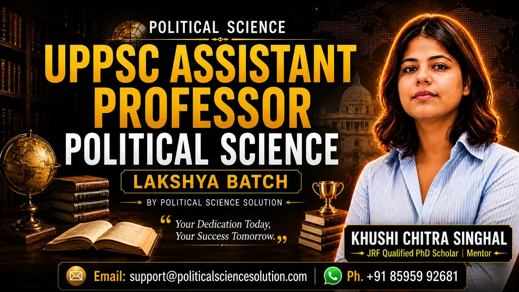 UPPSC Assistant Professor Political Science