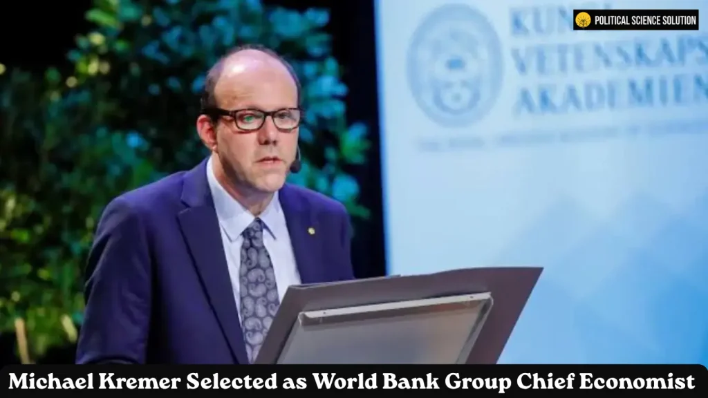 Nobel laureate Michael Kremer named World Bank Group chief economist