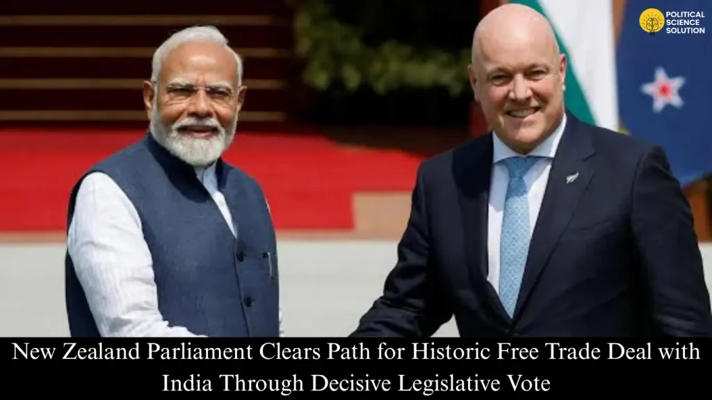 New Zealand Parliament Clears Path for Historic Free Trade Deal