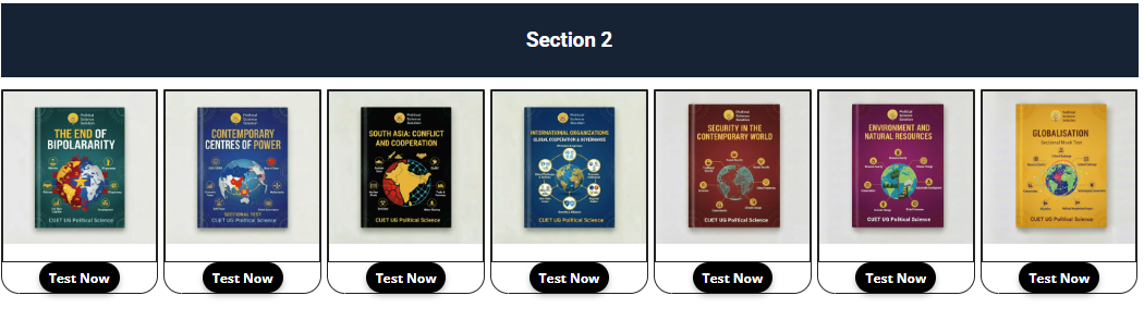 CUET UG Political Science Sectional Tests
