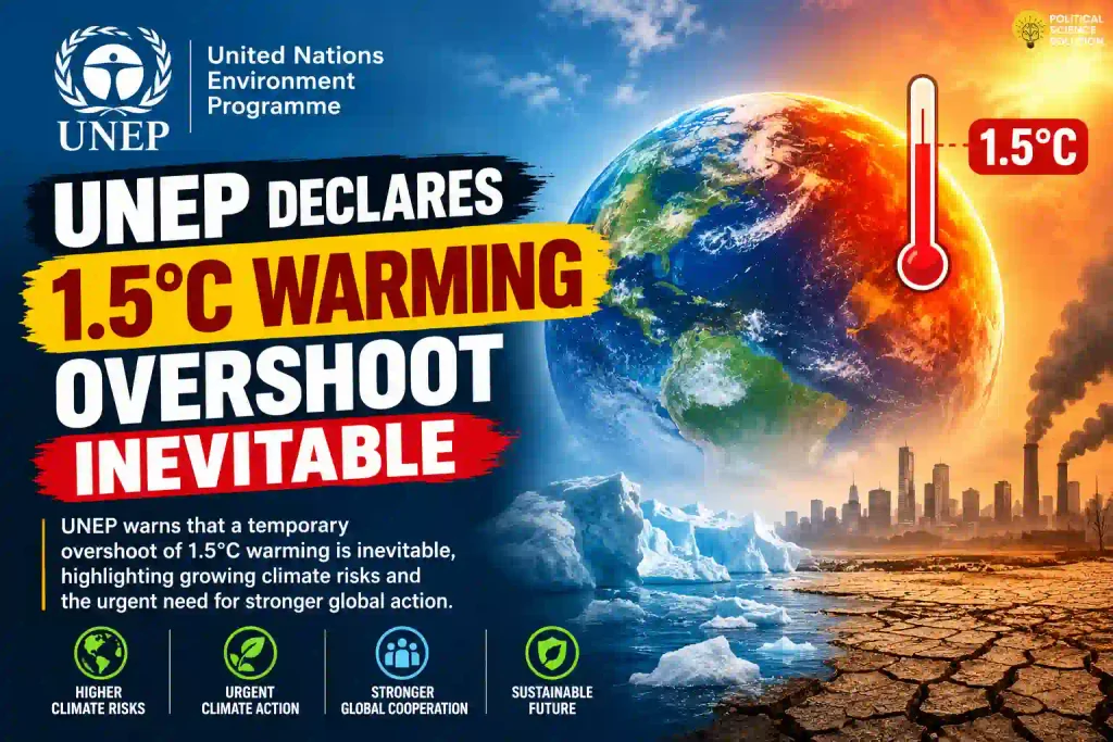 UNEP report confirms 1.5°C warming overshoot